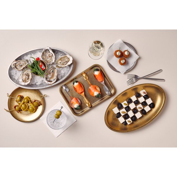 Iš nerūdijančio plieno padėklas serviravimo padėklas 18,5x30 cm Serve – BonBistro-image-3