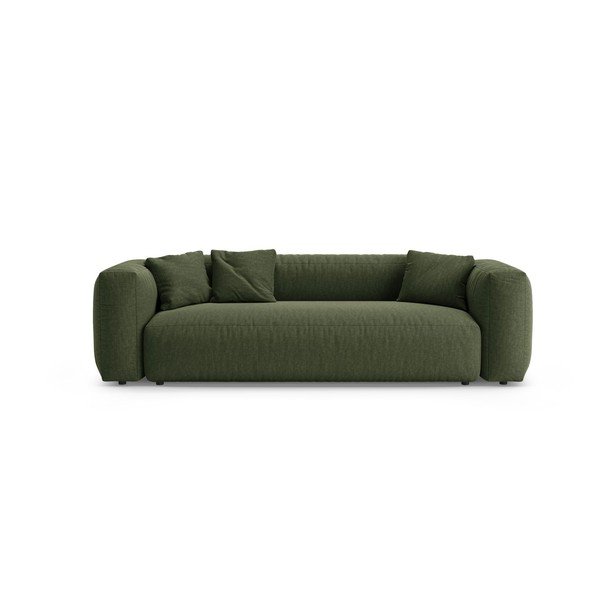 Žalios spalvos sulankstoma sofa 264 cm – Micadoni 