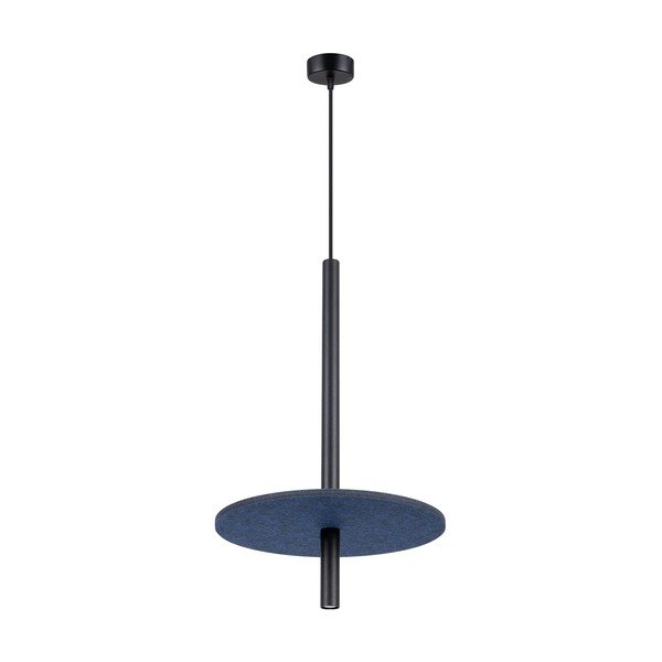 Tamsiai mėlynos spalvos/smėlio spalvos iš metalo kabantis šviestuvas ø 30 cm Rilu – Sollux