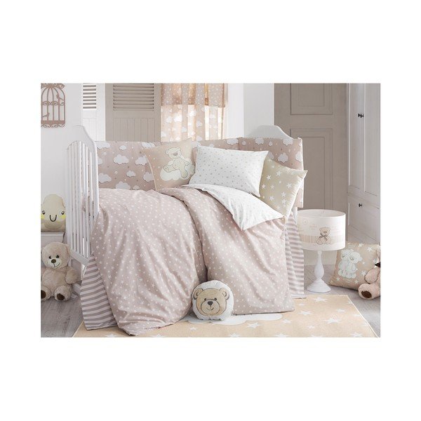 Mėlyna vaikiška medvilninė pagalvė Mike & Co. NEW YORK Smart Cat, 23 x 33 cm-image-2