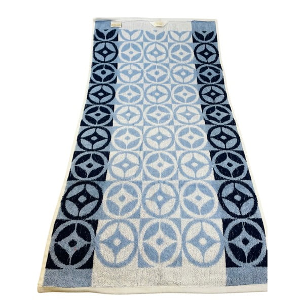 Iš medvilnės vonios rankšluostis mėlynos spalvos 70x140 cm Compass – JAHU collections-image-2