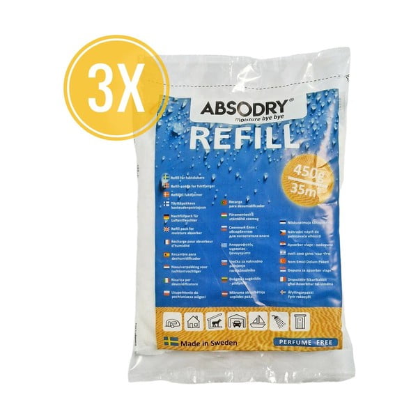 Drėgmę sugeriančios tabletės 3 vnt. Absodry Maxi – Everbrand Sweden-image-1