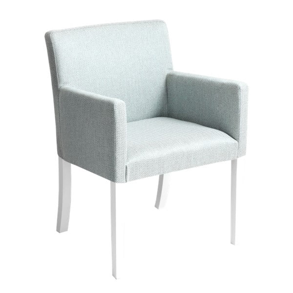 Šviesiai mėlynas fotelis Individualizuotos formos Wilton