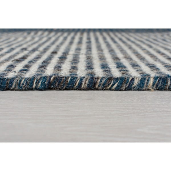Mėlynas vilnonis kilimas Flair Rugs Anu, 60 x 200 cm-image-3