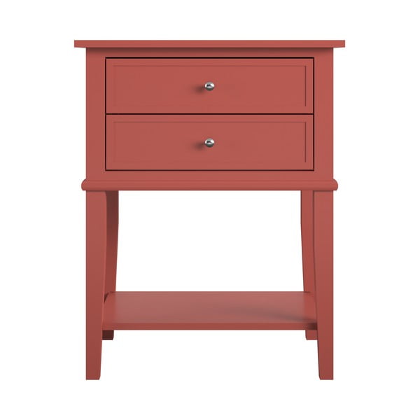 Naktinis staliukas raudonos plytų spalvos Franklin – Støraa-image-2