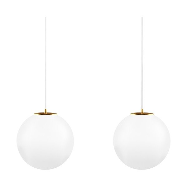 Dvigubas šviestuvas su auksinėmis detalėmis Sotto Luce Tsuki L Elementaru-image-2