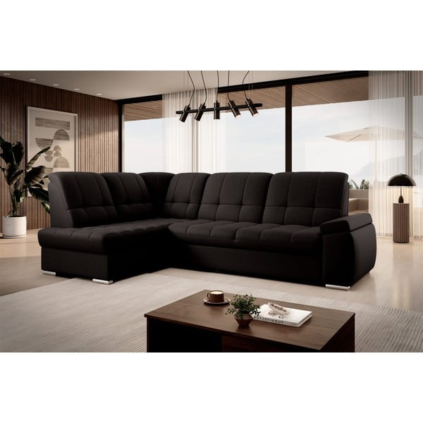 Rudos spalvos sulankstoma/su sandėliavimo vieta kampinė sofa (su kairiuoju kampu/„L“ formos) Sado – ELTAP-image-4