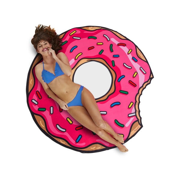 Big Mouth Inc. paplūdimio antklodė Donut formos, ⌀ 152 cm