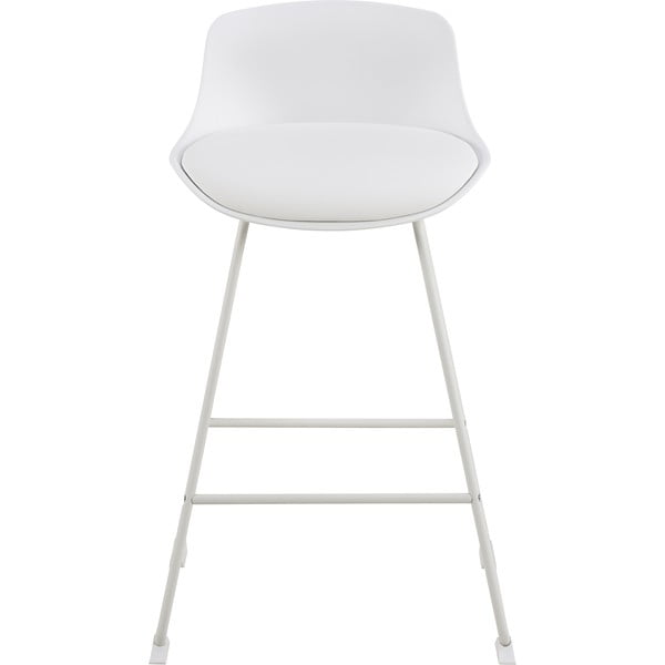 Baltos spalvos baro taburetė (sėdynės aukštis 66 cm) Tina – Actona-image-4