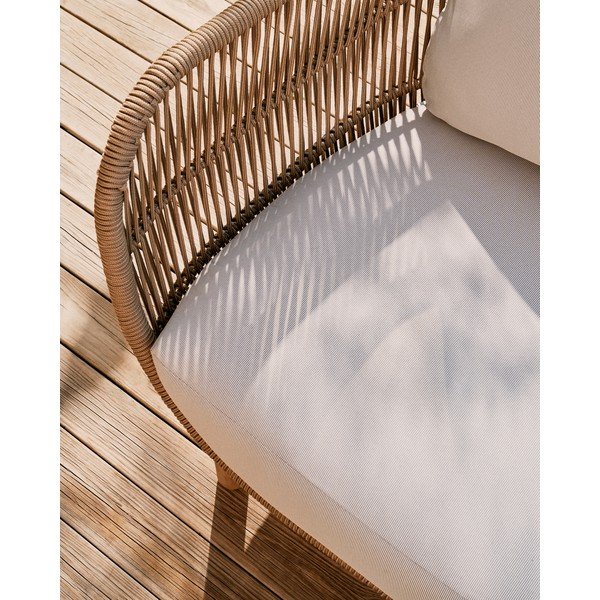 Smėlio spalvos iš audinio sodo sofa Catalina – Kave Home-image-4