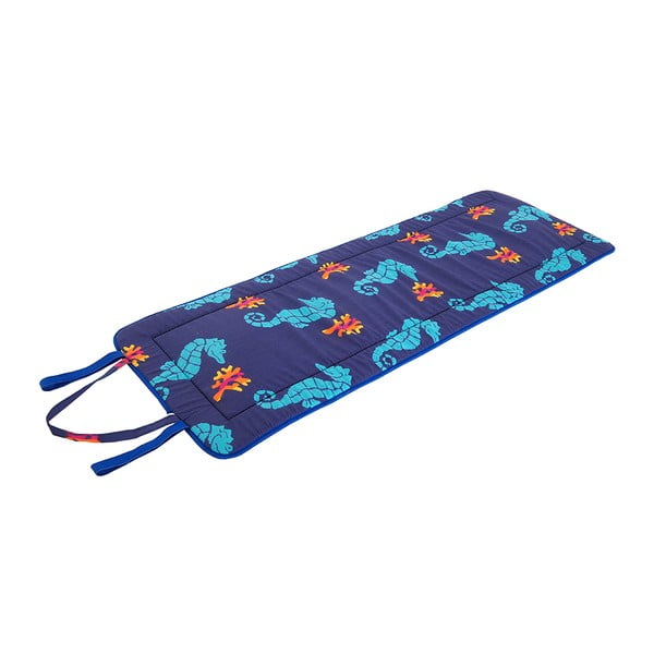 Mėlynos spalvos sodo kėdės paminkštinimas šezlongui 52x148 cm   Seahorse – B.E.S.