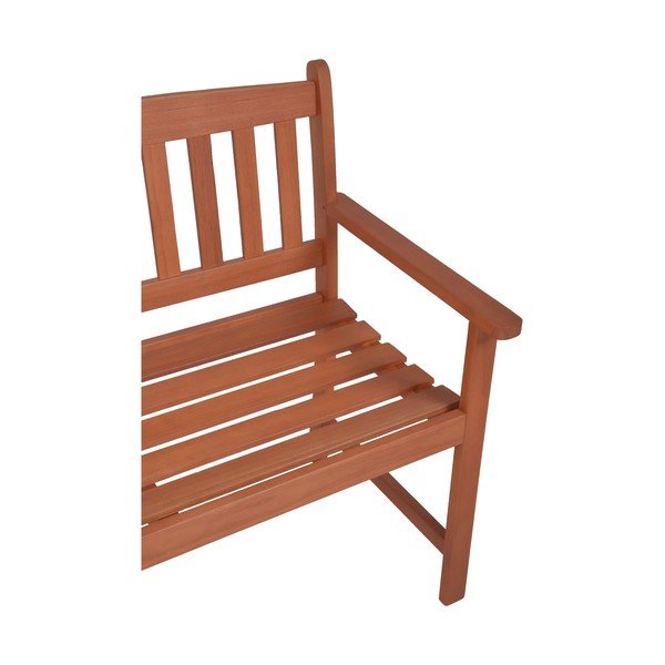 Medžio masyvo sodo suoliukas rudos spalvos Promotion – Garden Pleasure-image-2