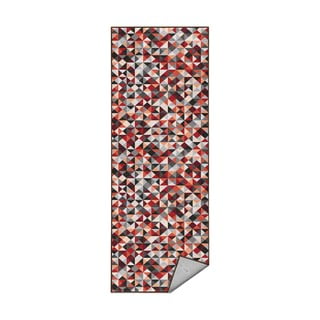 Skalbiamas kilimas raudonos spalvos/pilkos spalvos 80x200 cm Ignite – Mila Home