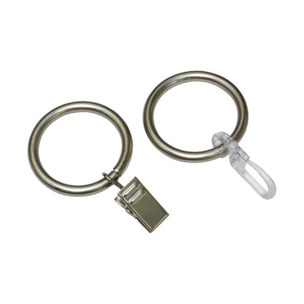 10 užuolaidų žiedų su kabliuku rinkinys - SP TREND-image-1