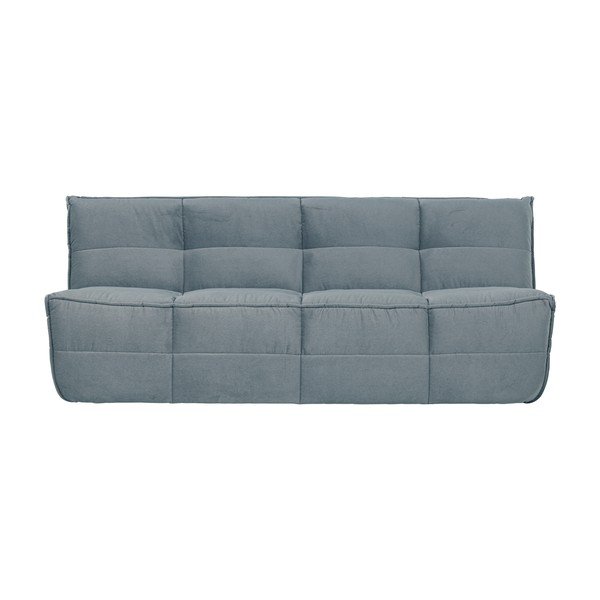 Mėlynos spalvos sofa iš velveto 204 cm Cluster – vtwonen