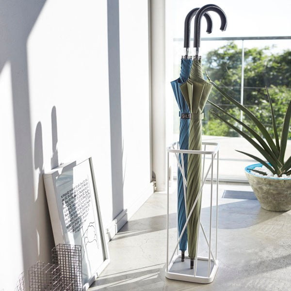 Baltas skėčių stovas YAMAZAKI Square-image-2