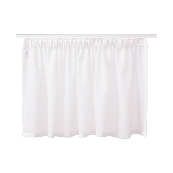 Iš šydo permatoma užuolaida baltos spalvos 150x50 cm Avenue – Mendola Fabrics