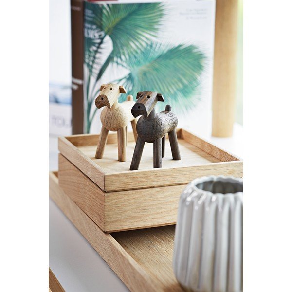 Statulėlė iš ąžuolo masyvo Kay Bojesen Denmark Tim Smoked-image-3