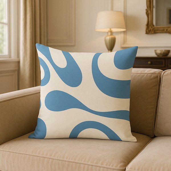 Dekoratyvinis pagalvės užvalkalas 43x43 cm Blue Latte – Mila Home-image-3