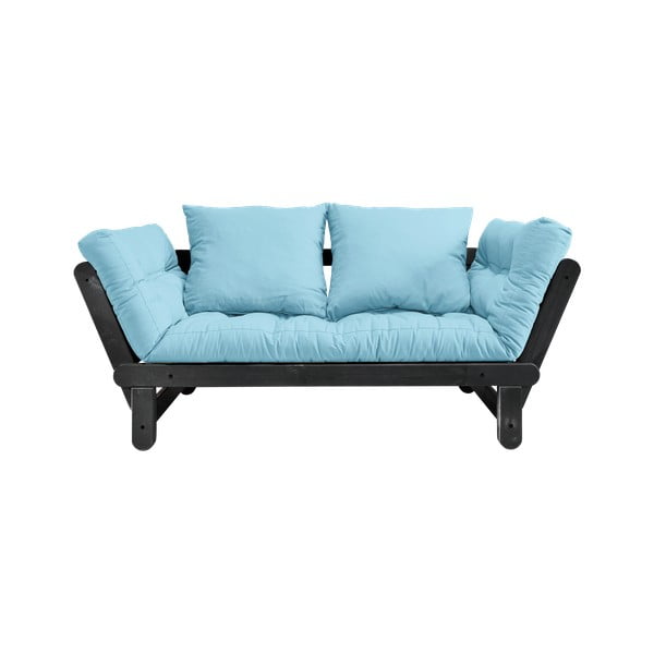 Kintama sofa "Karup Design Beat" juoda/šviesiai mėlyna