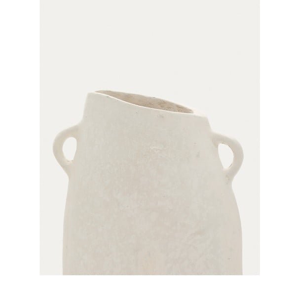 Rankų darbo vaza kreminės spalvos (aukštis 27 cm) Neti – Kave Home-image-1