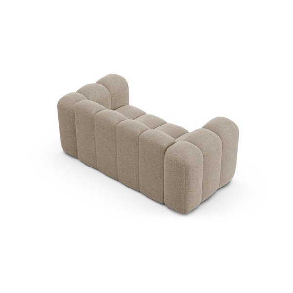 Smėlio spalvos sofa iš šenilinio audinio 170 cm Lupine – Micadoni -image-2