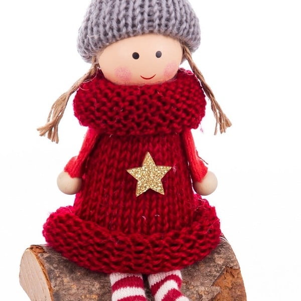 Kalėdinė statulėlė Girl – Casa Selección-image-1