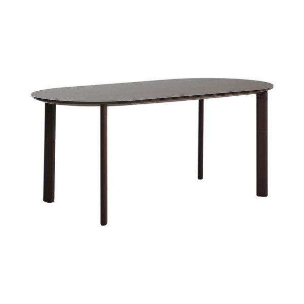 Sodo valgomojo stalas su stikliniu stalviršiu 90x180 cm Erice – Kave Home