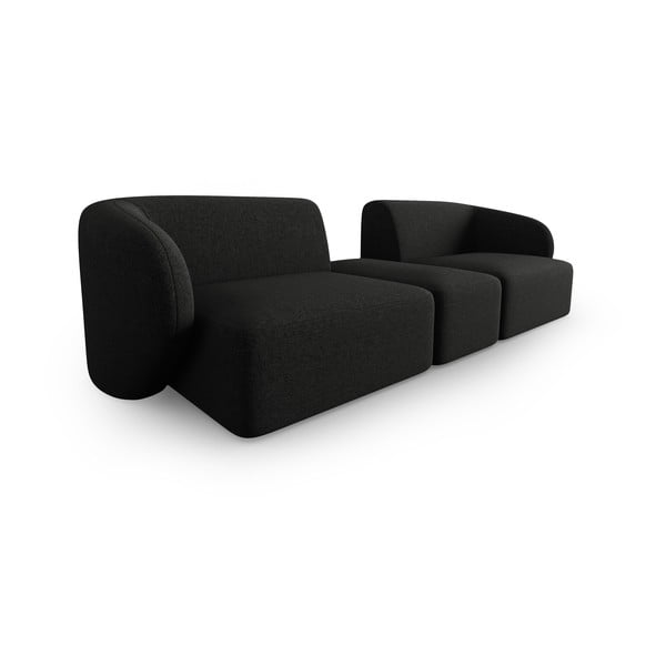 Sofa juodos spalvos 239 cm Shane – Micadoni Home-image-1
