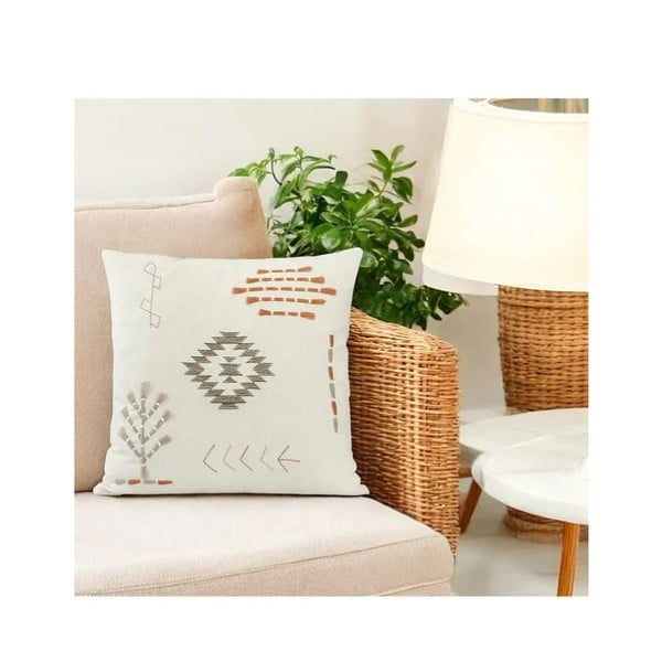Iš medvilnės mišinio dekoratyvinis pagalvės užvalkalas 45x45 cm – Mila Home-image-2