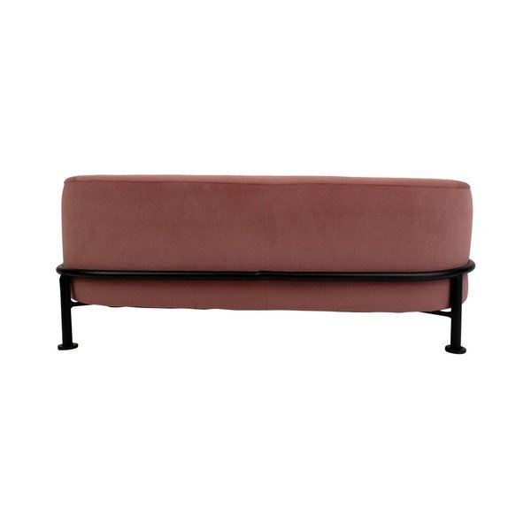 Rožinės spalvos aksominė lova augintiniams Leitmotiv Puffed-image-4