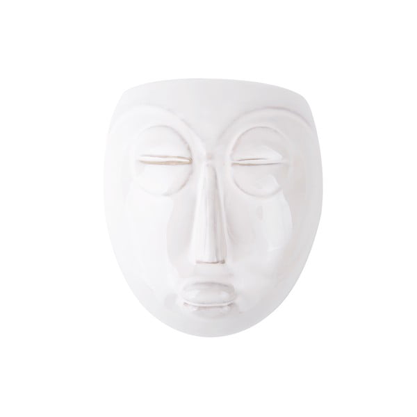 Baltas sieninis vazonas PT LIVING Mask, 16,5 x 17,5 cm