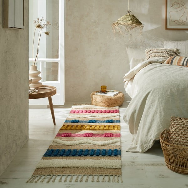 Kilimas natūralios spalvos 60x230 cm Medina – Flair Rugs-image-1