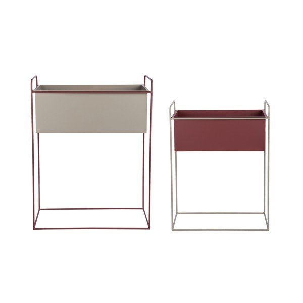 Iš metalo gėlių stovai 2 vnt. (aukštis 65 cm) Reina – PT LIVING-image-3