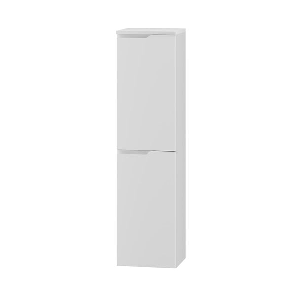 Aukšta/pakabinama vonios daiktadėžė baltos spalvos 35x137 cm Nicea – STOLKAR