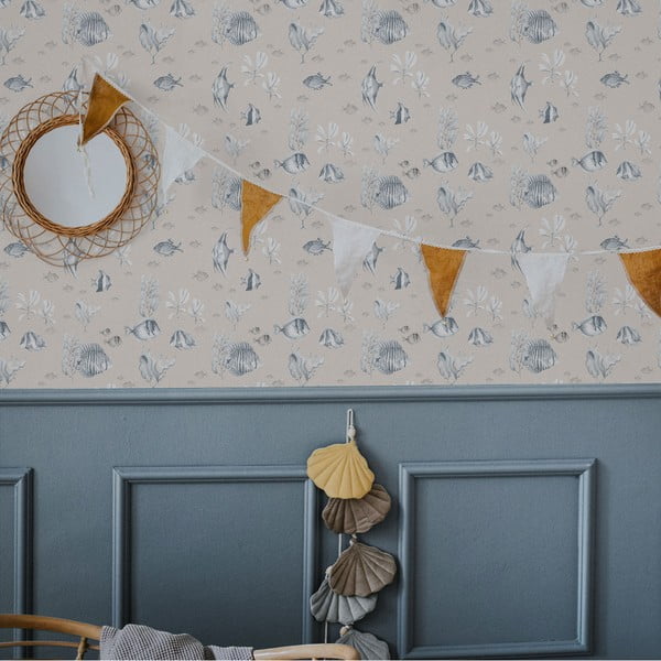 Vaikiški tapetai 50x280 cm Fish - Dekornik-image-1