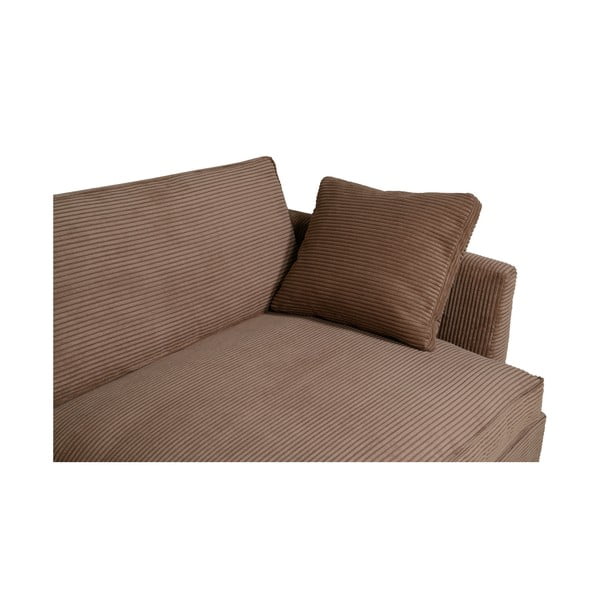 Sofa iš kordinio velveto šviesiai rudos spalvos 132 cm Mobby – Scandic-image-1