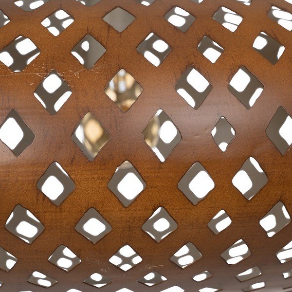 Kabantis šviestuvas auksinės spalvos ø 56 cm su metaliniu gaubtu – Ixia-image-3