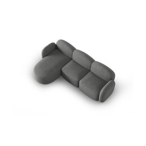 Kampinė sofa tamsiai pilkos spalvos (su kairiuoju kampu) Blair – Micadoni Home-image-3