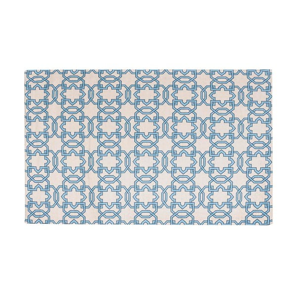Itin patvarus virtuvės kilimas "Webtappeti Tiles Blue", 60 x 220 cm