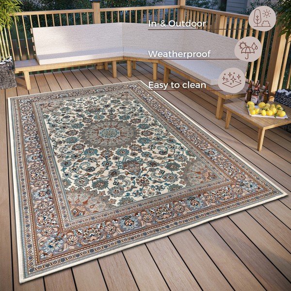 Šviesiai rudas lauko kilimas 80x165 cm Kadi - Hanse Home-image-4