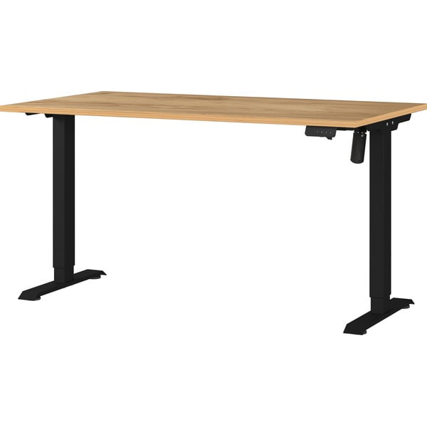 Elektra reguliuojamas aukštis rašomasis stalas 80x140 cm Boras – Germania-image-2