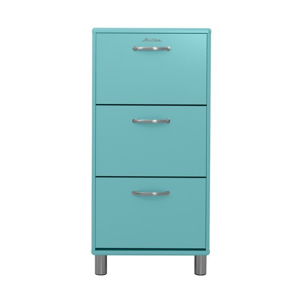 Turkio spalvos atlenkiama batų lentyna Malibu - Tenzo-image-1