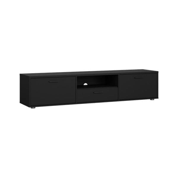TV spintelė juodos spalvos 177x38 cm Media – Tvilum-image-2