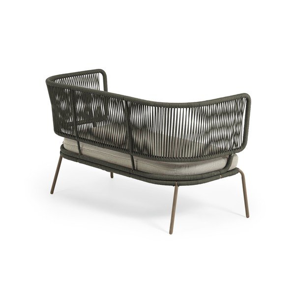 Žalia sodo sofa su plienine konstrukcija Kave Home Nadin-image-3