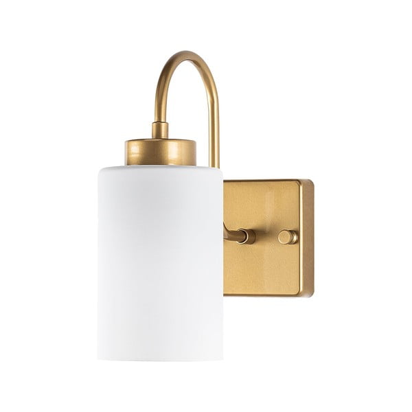 Baltos spalvos/auksinės spalvos sieninė lempa ø 10 cm Duzsuz – Opviq lights-image-2