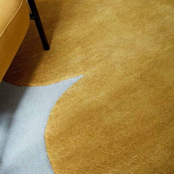 Rankų darbo iš vilnos kilimas ochros spalvos 120x170 cm Canvas – Asiatic Carpets-image-2