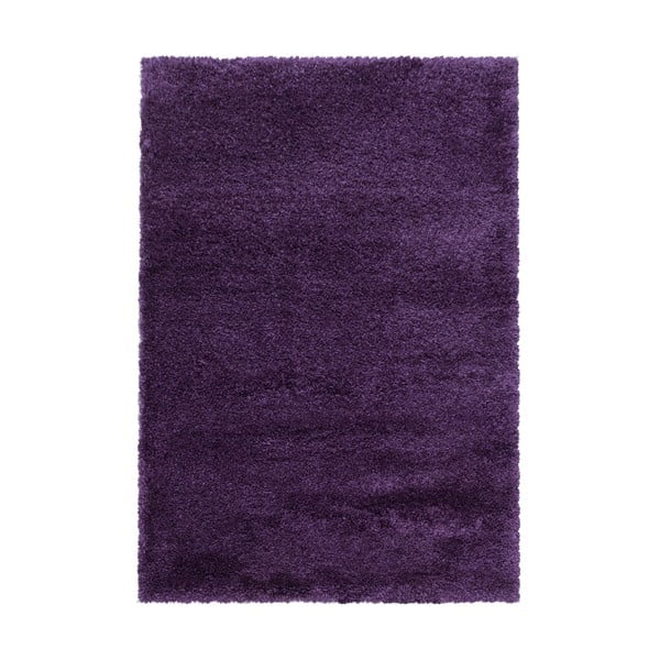 Kilimas tamsiai violetinės spalvos 80x150 cm Fluffy – Ayyildiz Carpets