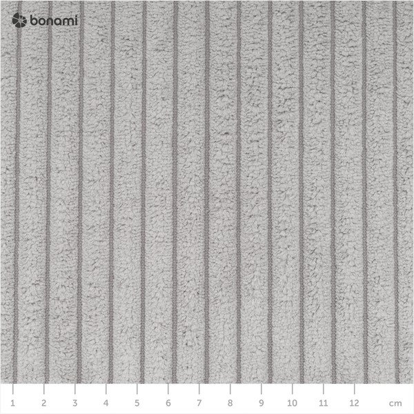 Modulinė sofa šviesiai pilkos spalvos iš kordinio velveto (kintama) Nihad modular – Bobochic Paris-image-4