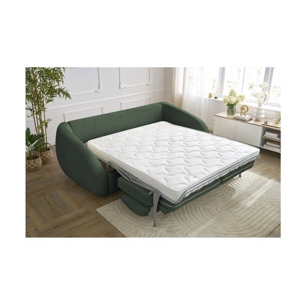 Sulankstoma sofa žalios spalvos 235 cm Cezanne – Bobochic Paris-image-1